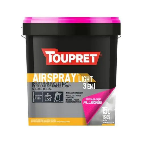 Enduit De Rebouchage Toupret Rebouch Facade 1 Kg En Pâte, Pour Façade  Extérieur